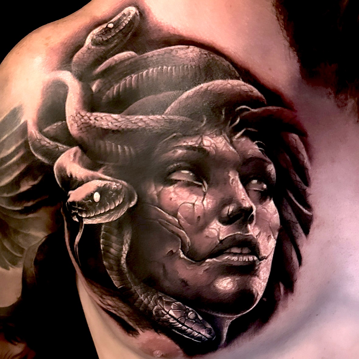 Black and grey realism tattoo 4